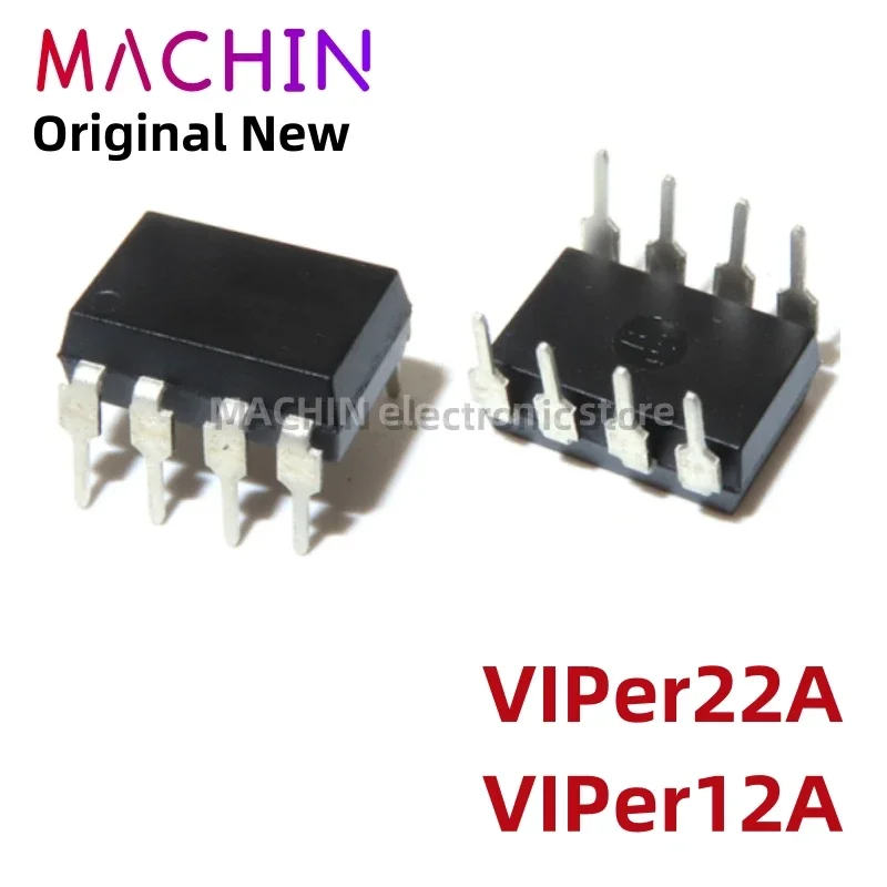 1pcs VIPer22A VIPer12A DIP-8 SWITCHING POWER SUPPLY CHIP DIP8