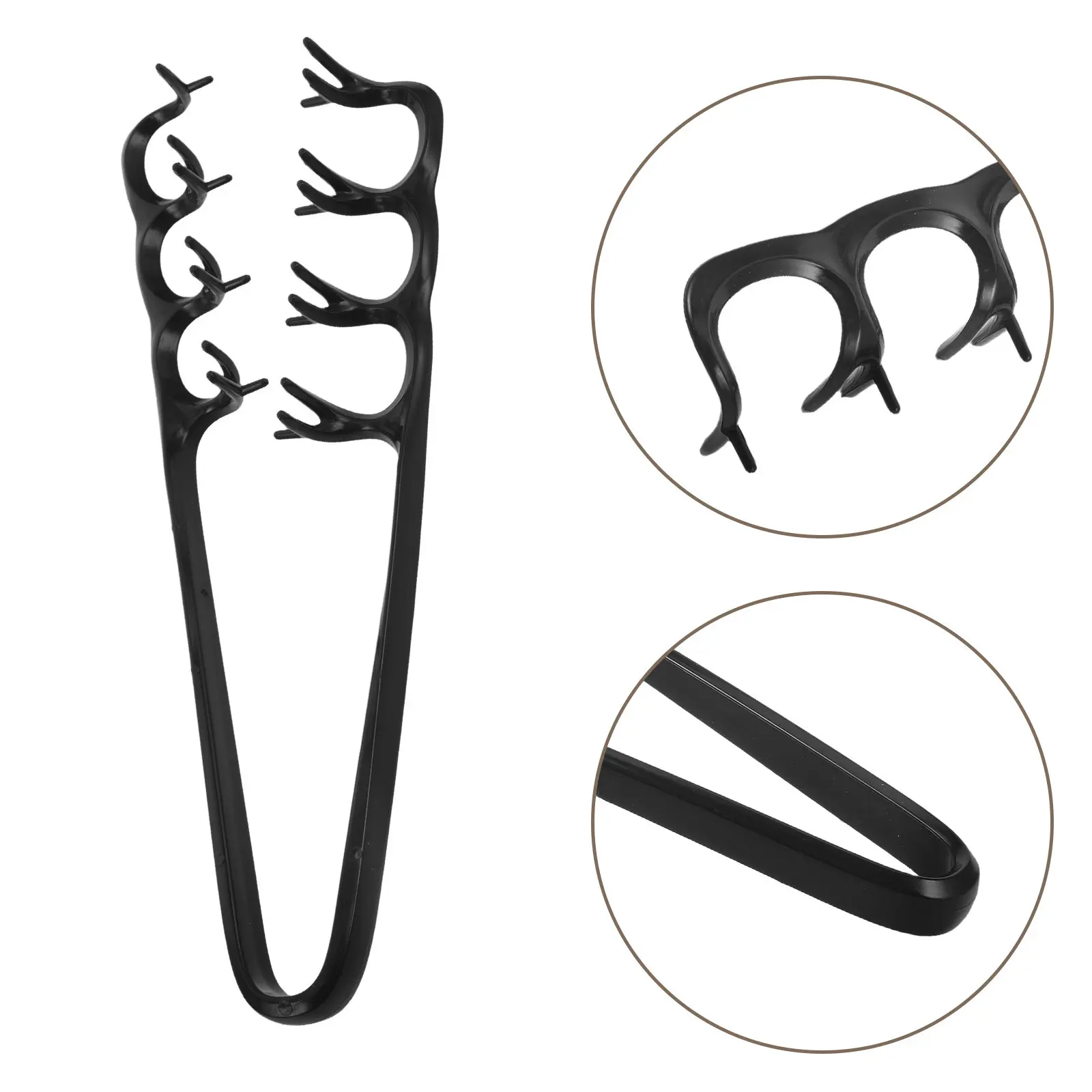 

6Pcs Textured Styling Combs Wide Tooth Design for Curly Straight Hair Volume Enhancing Comb for Women Men Travel Sized