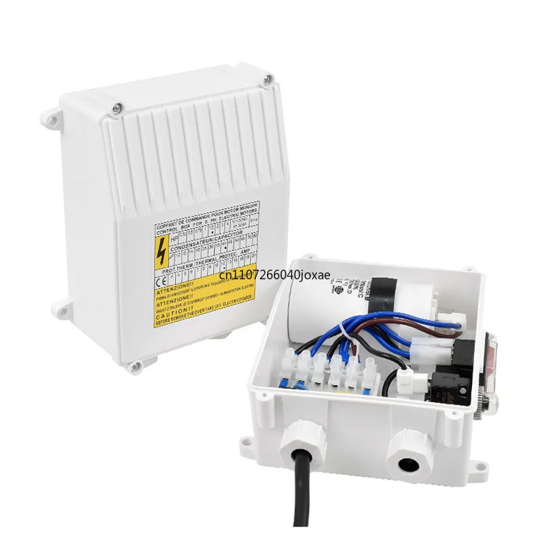 Installed special 220V submersible deep well pump control box submersible pump external capacitor box switch box