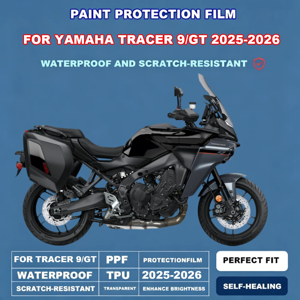 

Motorcycle Paint Protection Film For YAMAHA TRACER 9/GT 2025-2026 Anti-scratch Protective Film Waterproof Body Guard Film