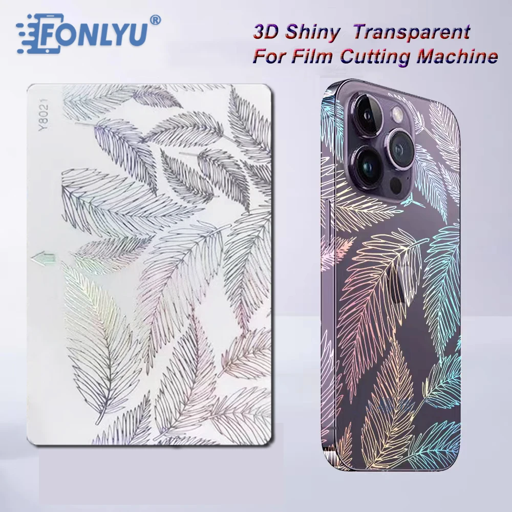 

FONLYU Transparent Shiny Back Glass Sticker Protector Movies Skin Membrane For Rockspace Hydrogel Film Cutting Machine Plotter