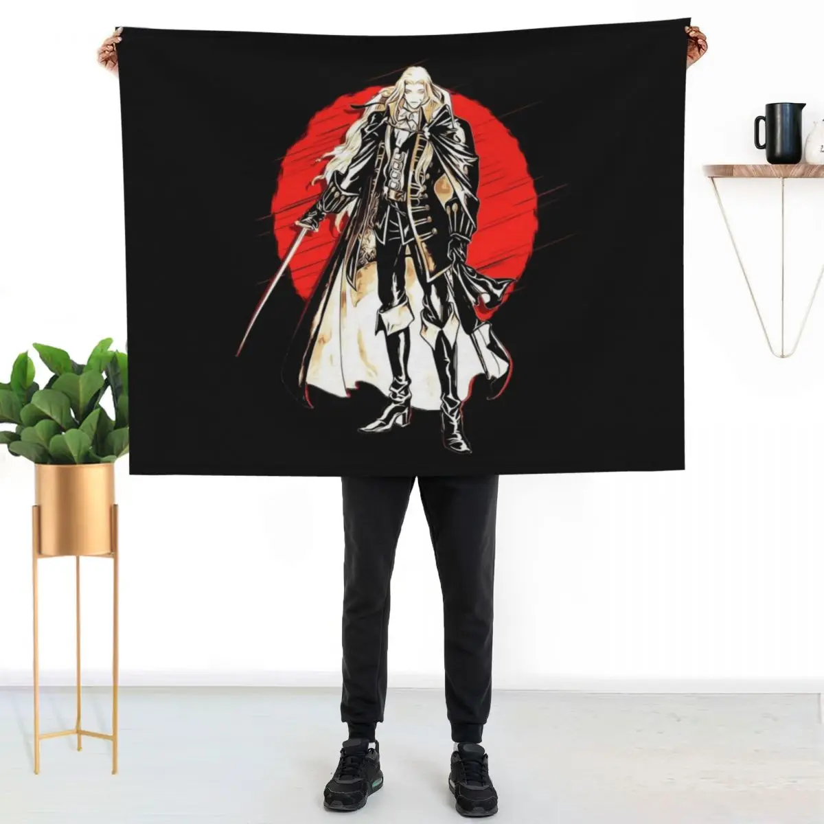 

Alucard - Castlevania Throw Blanket Stylish Decor Blanket Gift for Friends Roommate