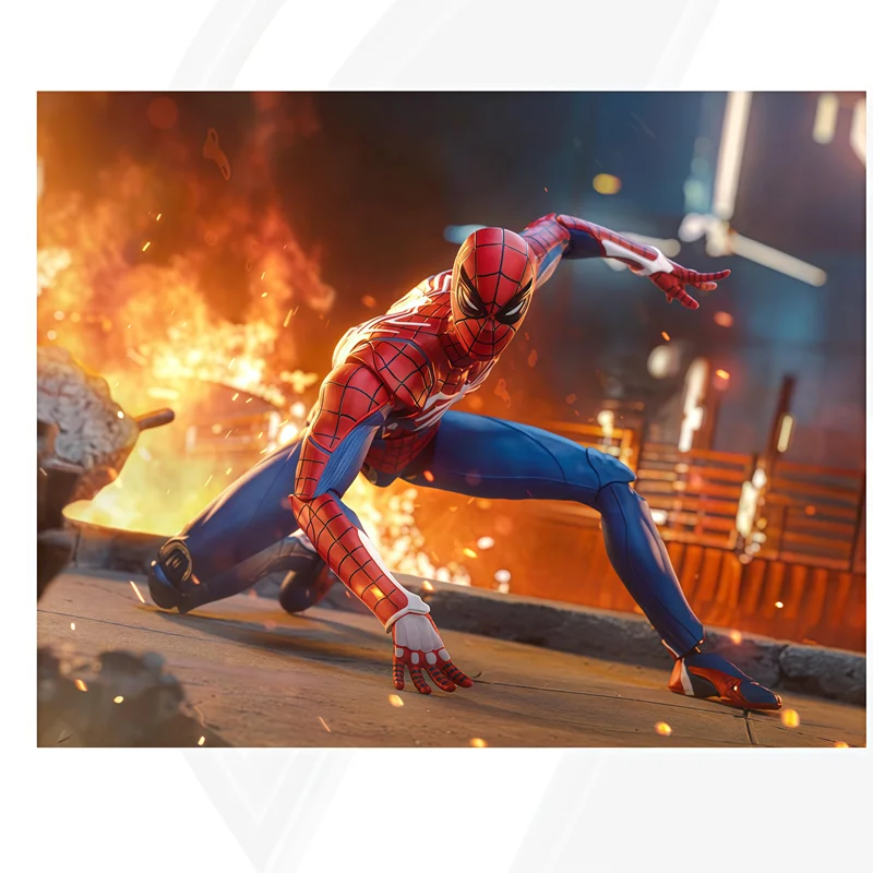 Figurka ZD Toy Peter Parker Marvel Legends Avengers Spider-Man PS4, model akcji, zabawka, przenośna ozdoba na biurko, prezent na Boże Narodzenie ‌ s