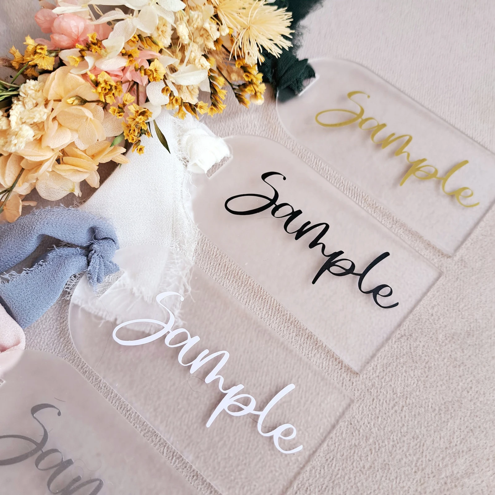 結婚式の座席,パーティーの名前カード,予約シート,バレンタインデーのテーブル装飾,DIYのしおりのための空白のアクリルアーチ