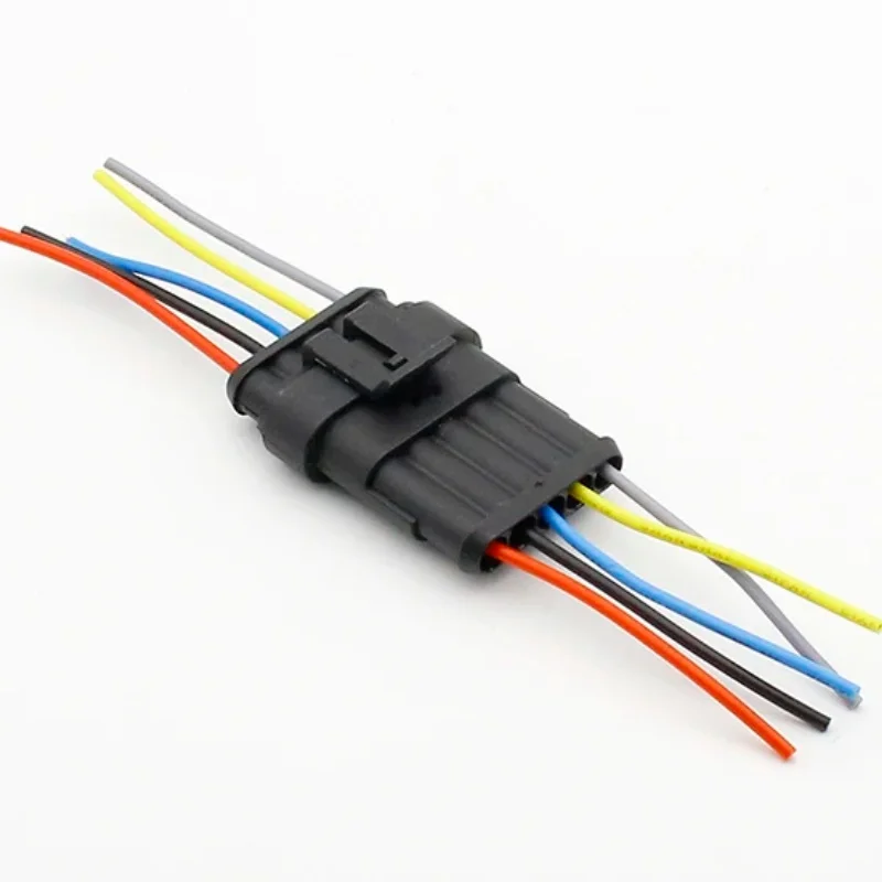 1Set 1 2 3 4 5 6 Manier 1P 2P 3P 4P 5P auto connector Mannelijke & Vrouwelijke Waterdichte Elektrische Connector Plug met kabel