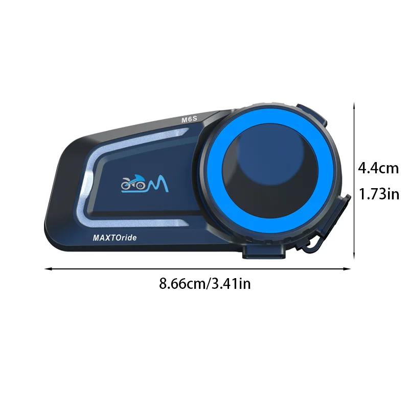MaxTo M6S Fully Automatic Connected Motorcycle Helmet Bluetooth Intercom Headset