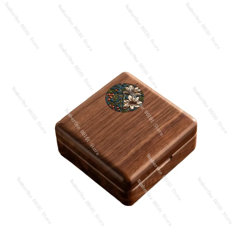 Jewelry Storage Box Small Wooden Gift Case for Bracelet Bangle Necklace Pendant Bead Accessories Display Organizer Packaging Box