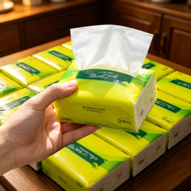 10 Small Packs Of Wood Pulp Paper, 4 Layers Thick, 160 Sheets/pack,  Napkins, Tissue Paper, Toilet Paper