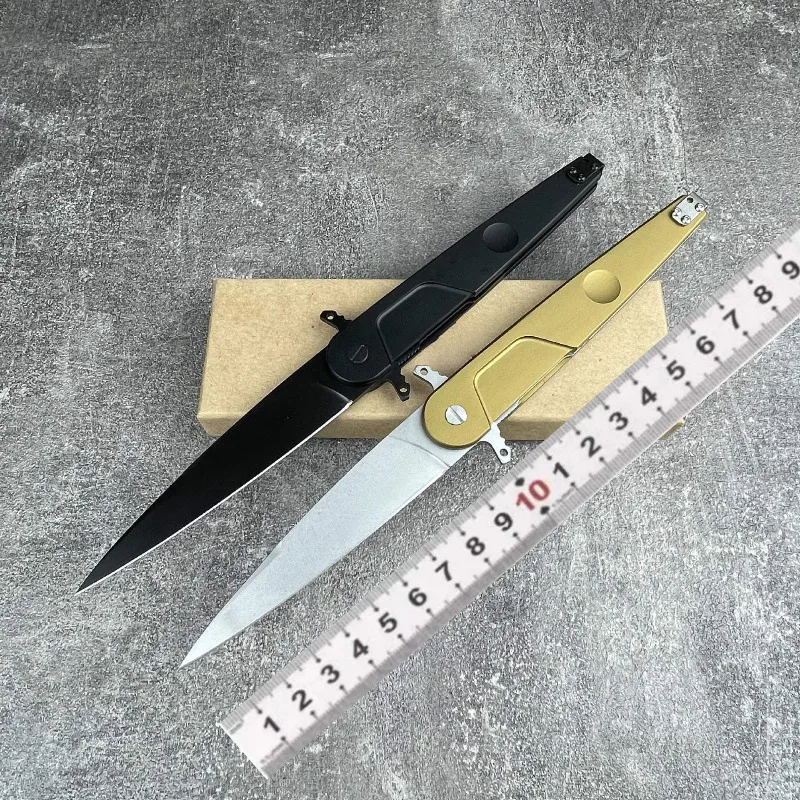 

New BD4 Outdoor Camping Folding Knife N960 Blade Aluminium Alloy Handle Pocket Survival Tactical Hunt Utility Knives CED Tools