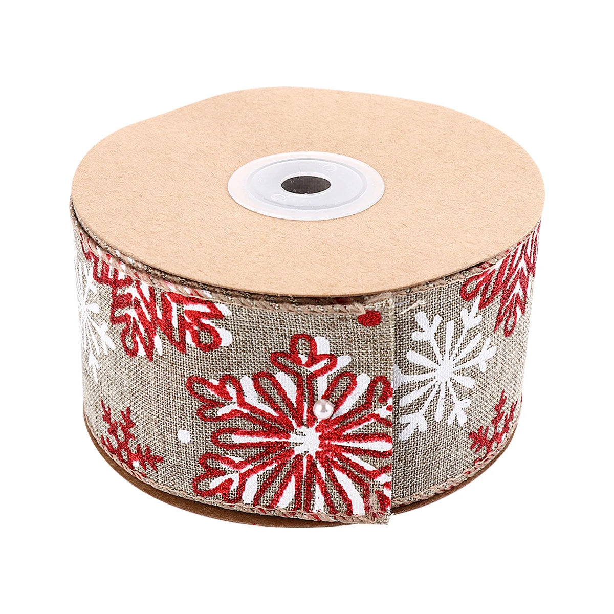 

1 Roll Christmas Tree Decoration Ribbon Wide Christmas Craft Ribbon for Gift Packaging Xmas Party Hair Bow DIY Accessories