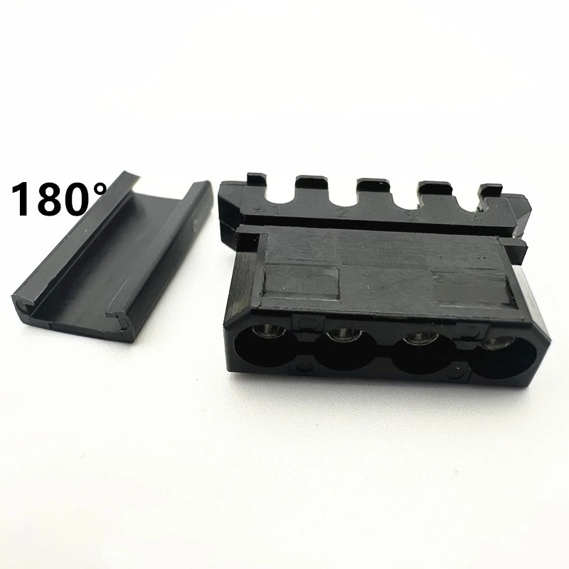 10 Sets Female SATA PC Computer ATX Hard Disk Power Connectors Plastic Shell With 180 Or 90 Degrees Cap Housing