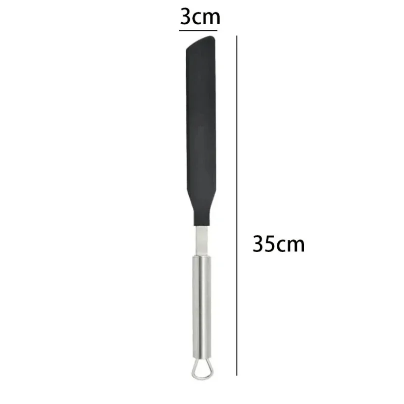 Stainless Steel French Crepe Spreader Pancake Like Batter Spreading Tools Pancake Like Batter for Bakery Kitchen + Spatula