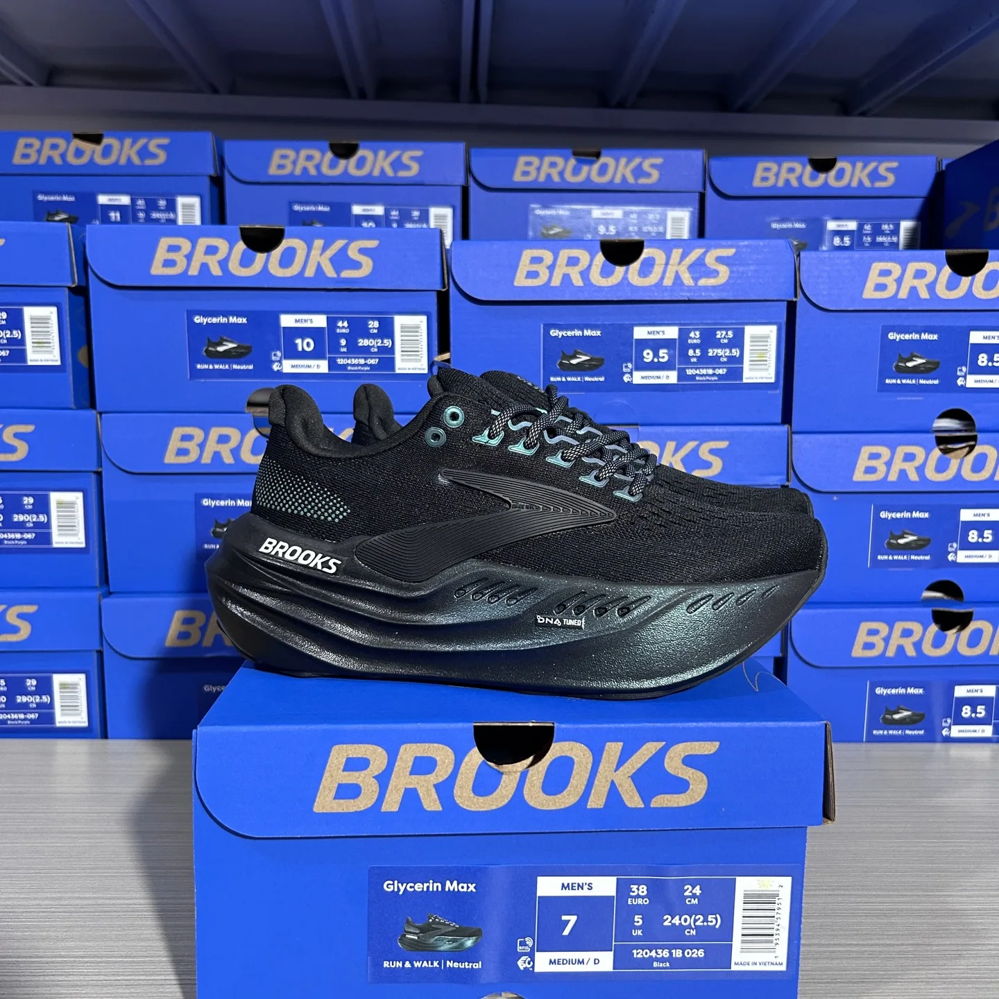 Original Brooks Men's Running Shoes Glycerin Max Anti-slip Wear-resistant and Shock-absorbing Casual Sneakers Women’s1104471D026 image 4