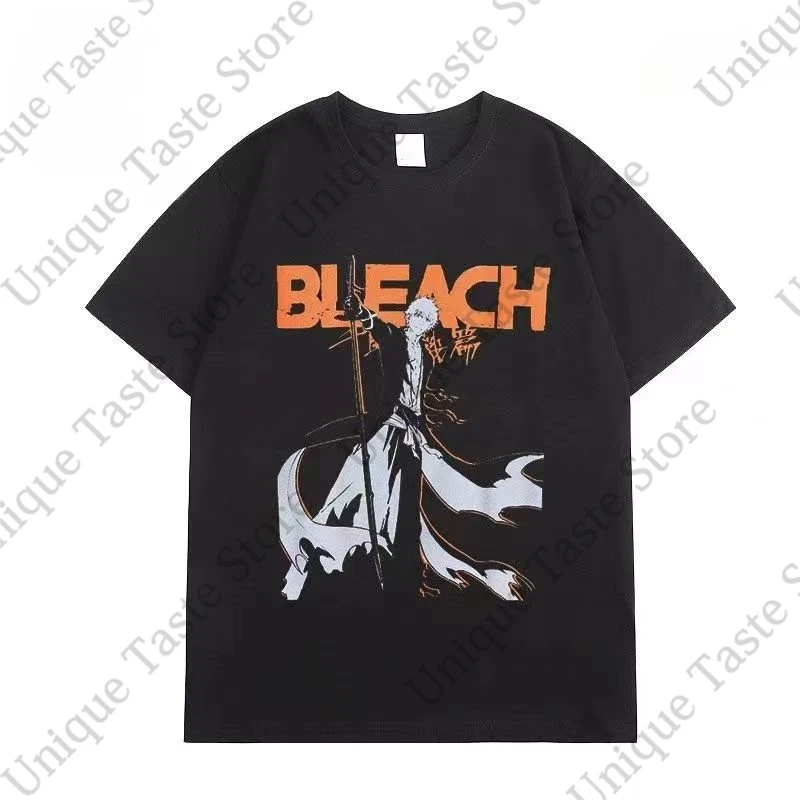 ‌BLEACH Thousand Year Blood War T Shirt Stern Ritter Zero Division Kurosaki Ichigo Hitsugaya Toushirou Cotton Short Sleeve Tee