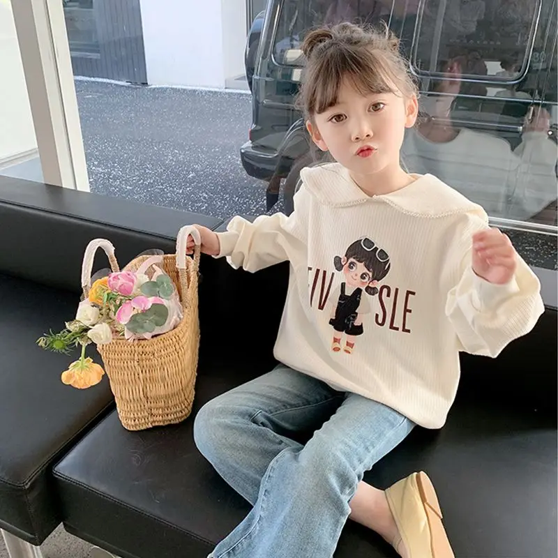 

Girls' Spring Suits Spring and Autumn Children's Fashionable 2023 New Medium and Large Kids Clothes Two-Piece Suit