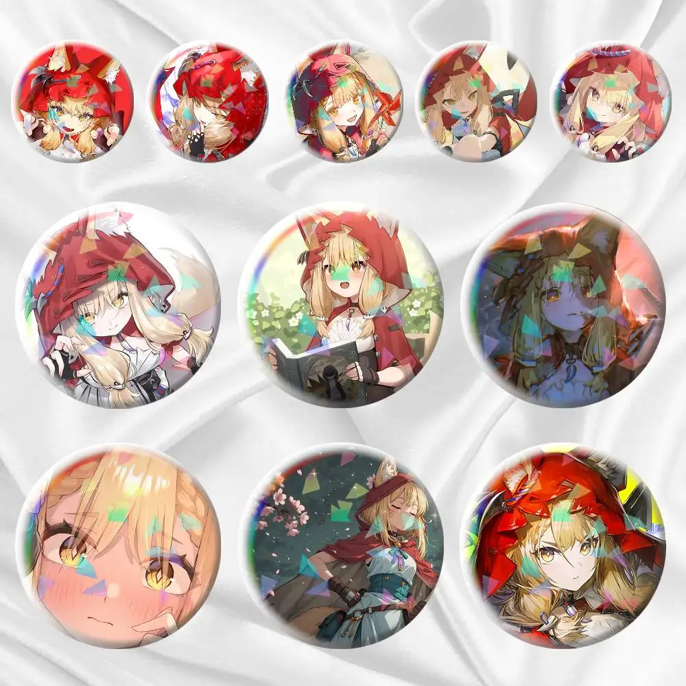 Broche, épingles pour sacs à dos et chapeaux, accessoires, jouets, badges de 75mm, 58mm, 44mm, 25mm, avec les personnages de l'anime Rossi Arknights Endfield Anime Girl