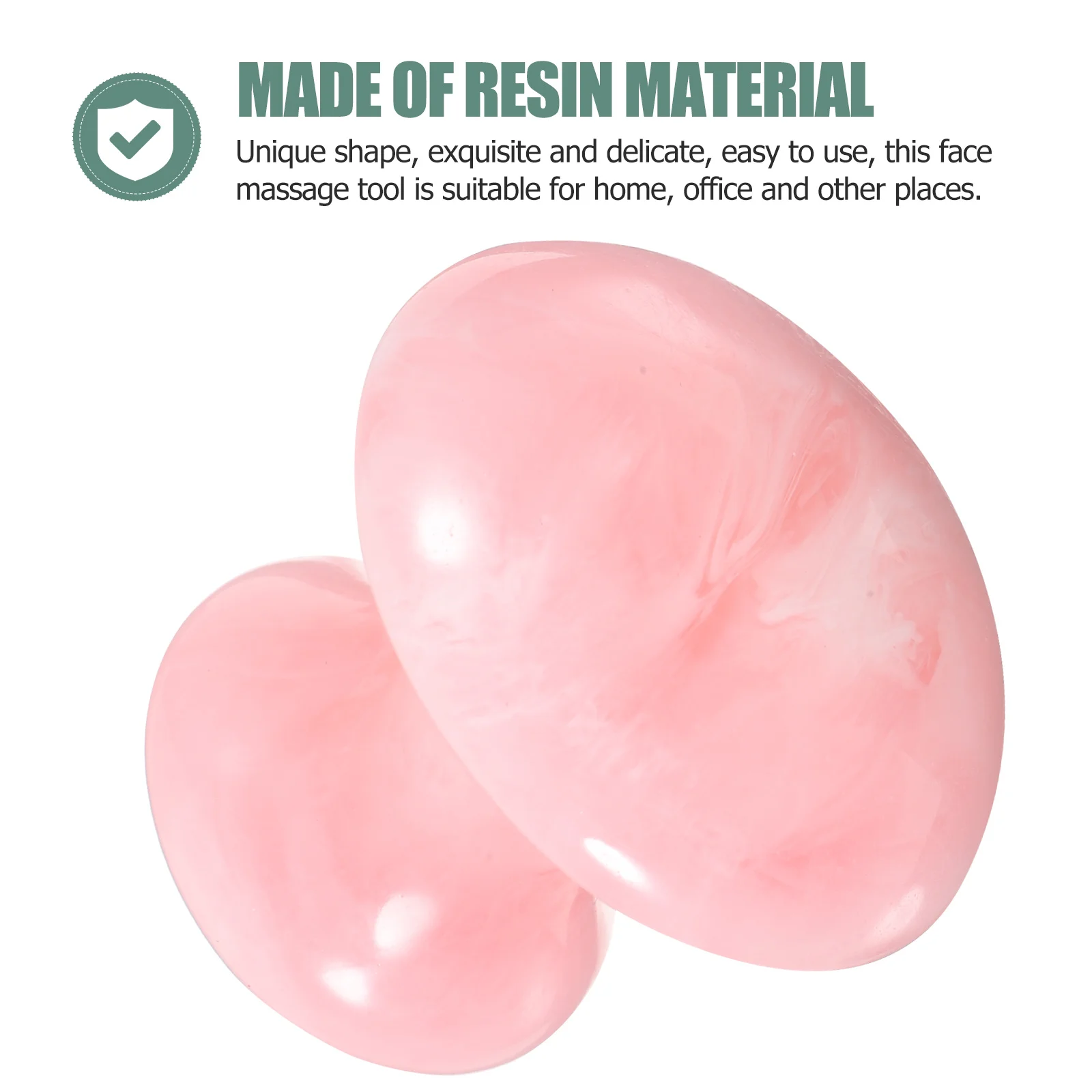 

2 шт., массажный инструмент для лица из смолы, скребковый инструмент, массажер для лица в форме гриба, спа-массажный камень для взрослых, массажер для лица