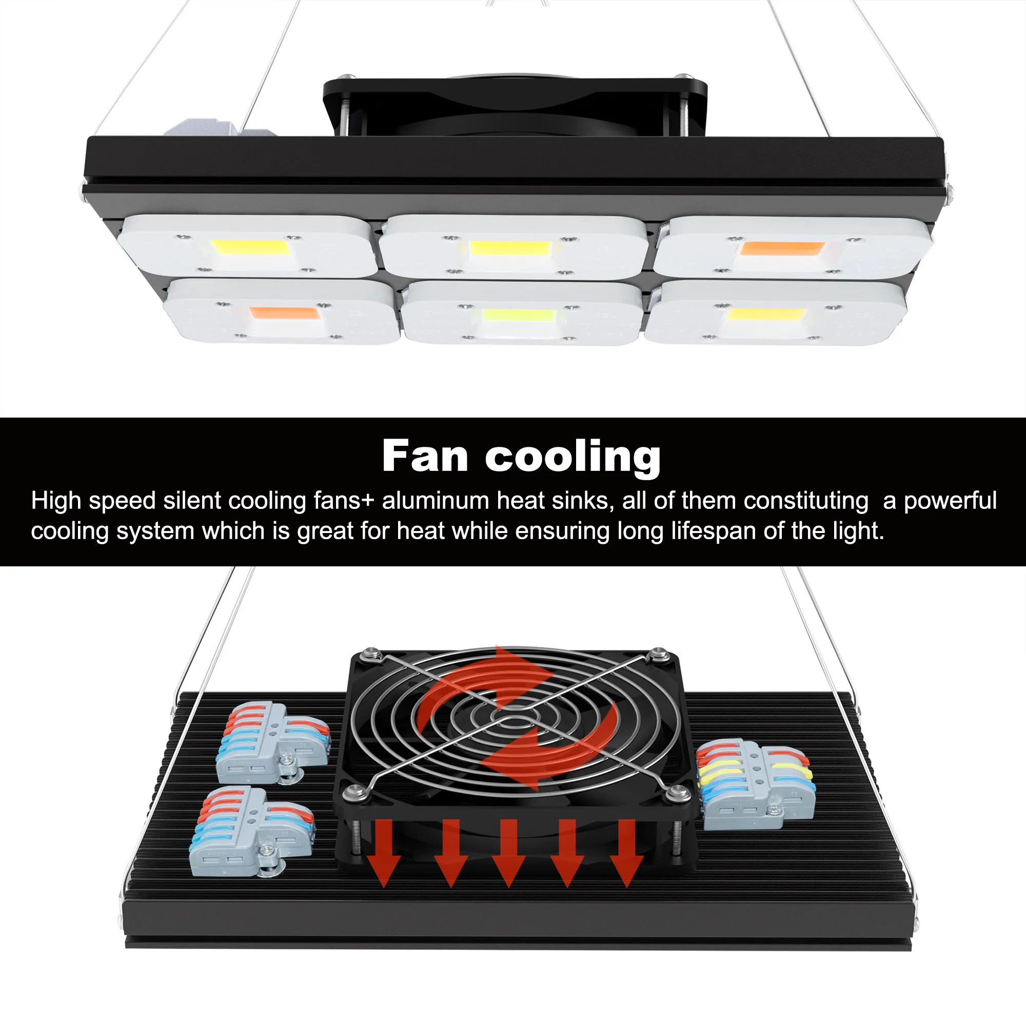 LEDGrow Light Dimmable 300W DOB Full Spectrum Grow Hight PPFD Phytolamp For Flowers Greenhouse grow led Plants Veg Blooming