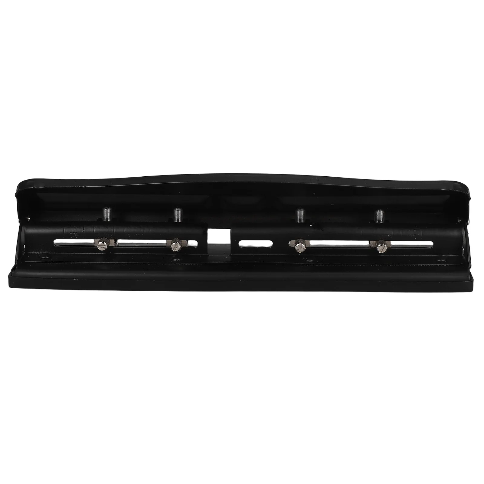 

Black 4-Hole Paper Puncher Perfect for Scrapbooking Cards Decorations Easy Empty Chip Catcher Office Binding Supplies