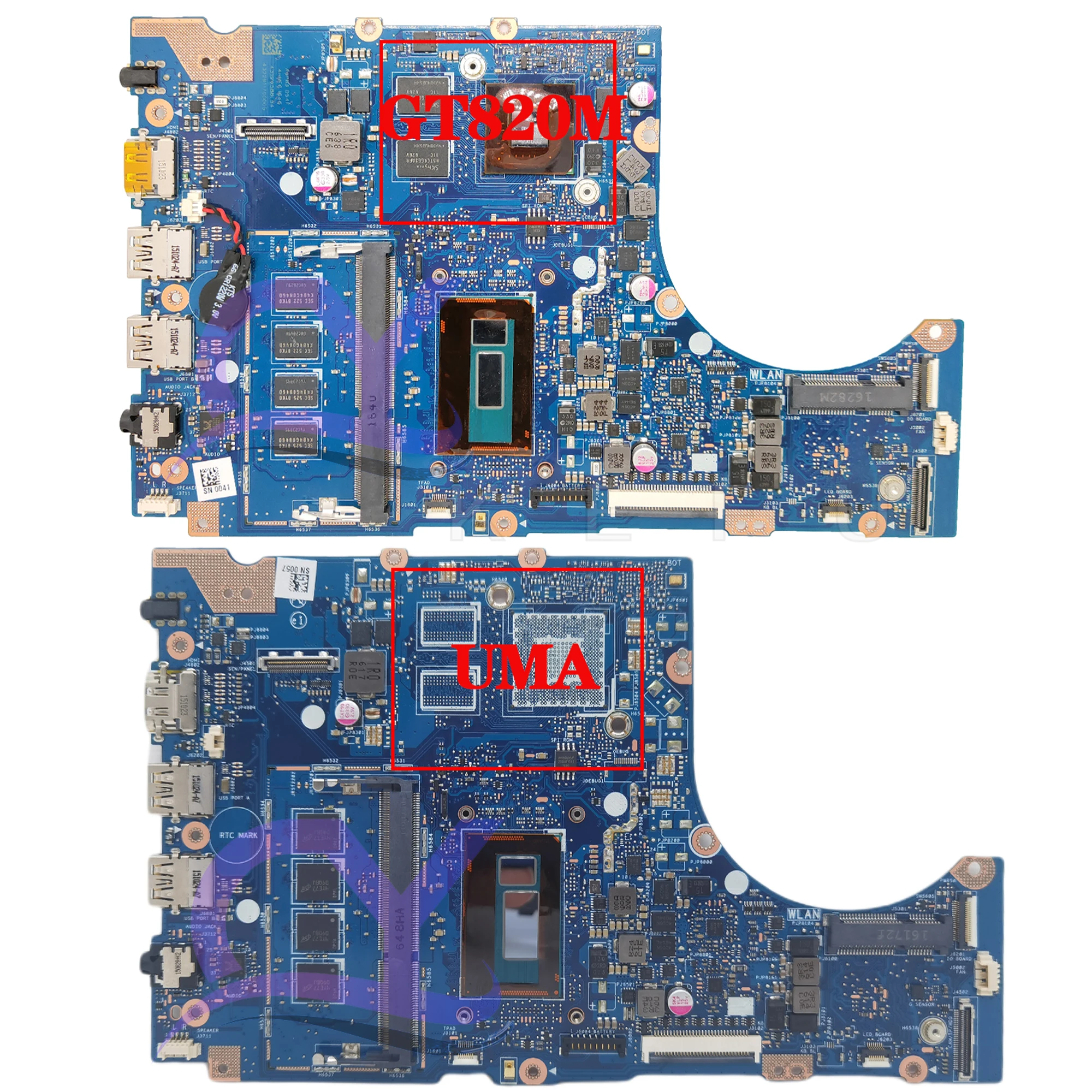 Imagem -02 - Placa-mãe Portátil para Asus Tp300la Tp300l Tp300ld Tp300lj Q302l Q302la i3 i5 I74th 4g Uma Gt820m 100 de Trabalho