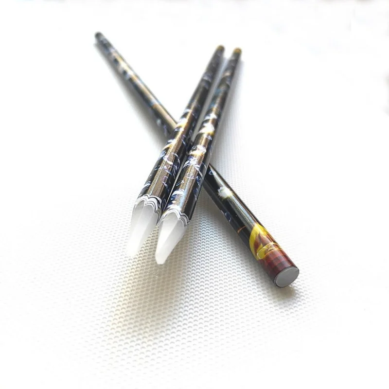 1/3/5/10 Stück Nagelkunst-Dotting-Stift, Strass-Picker, selbstklebender Wachsstift, kontaktloses Aufnahmewerkzeug für Edelstein-Accessoires – Detail 3