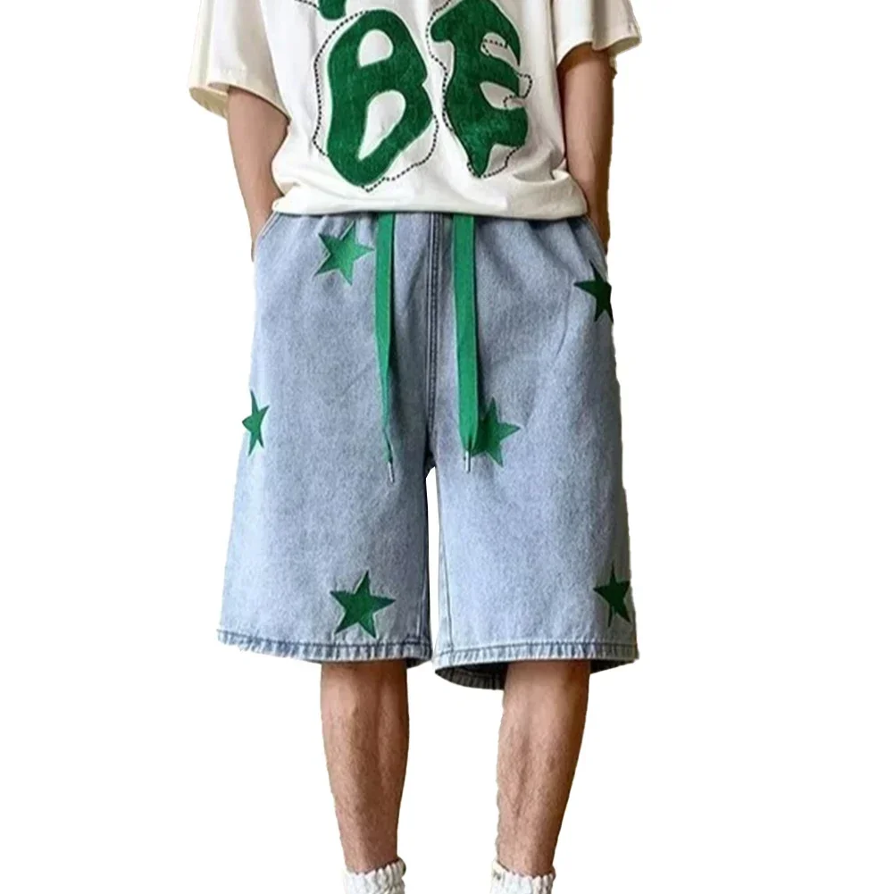 

Summer Wear Korean Style Shorts 50 Polyester 50 Cotton All-match Style Brand New Condition Comfortable Knee Length Shorts