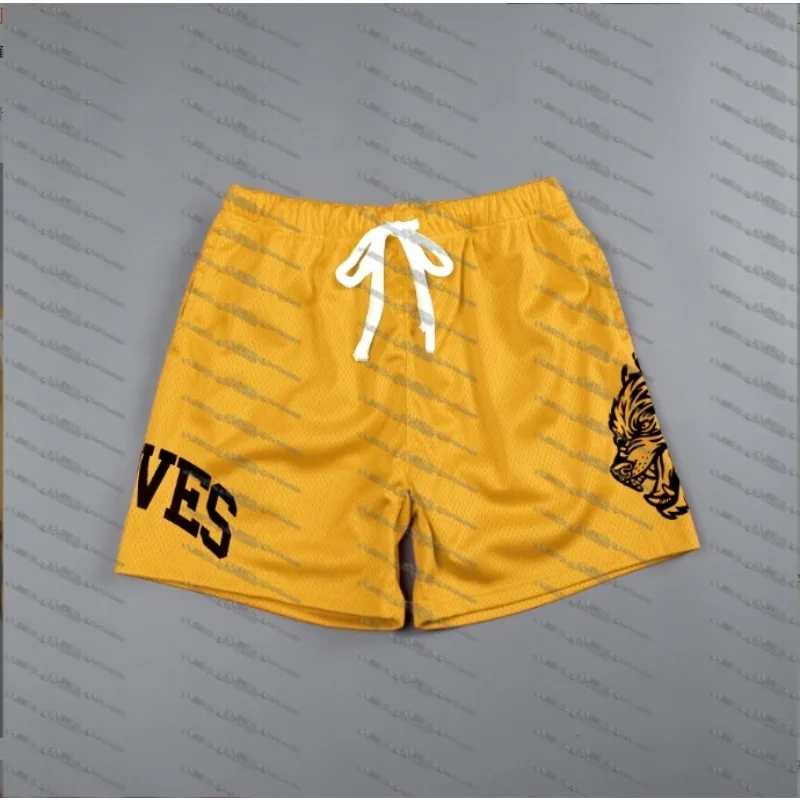 

2025 New Sports Fashion Men's Summer Men's Sports Fitness Leisure Shorts Mesh Breathable Shorts Running Beach Shorts