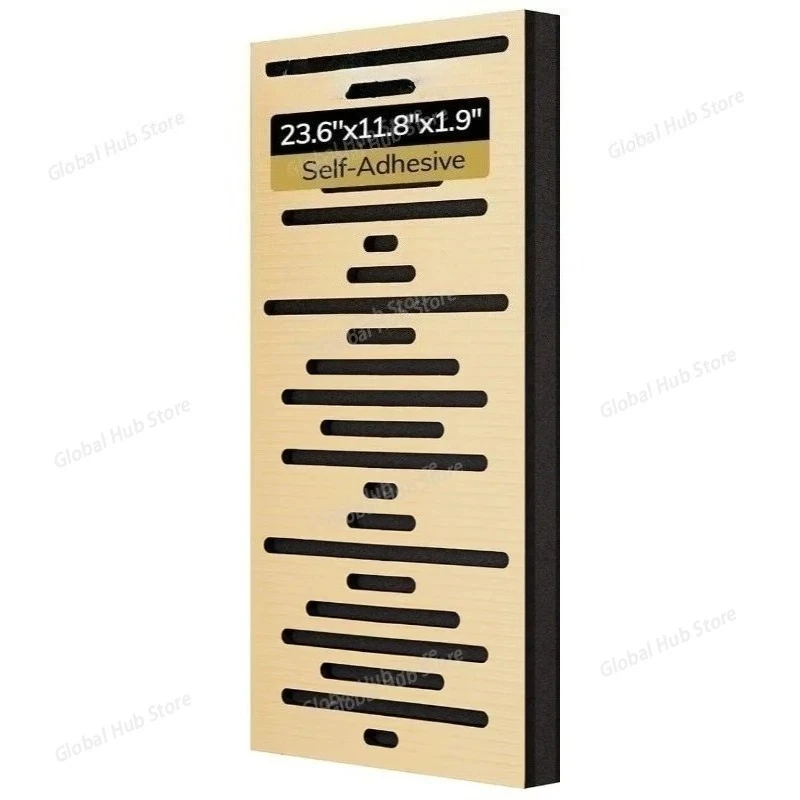 1PCS Wooden Absorbent Panel Diffusion Panel HIFI Listening Recording Music Studio, Reducing Echo Reverb Acoustics