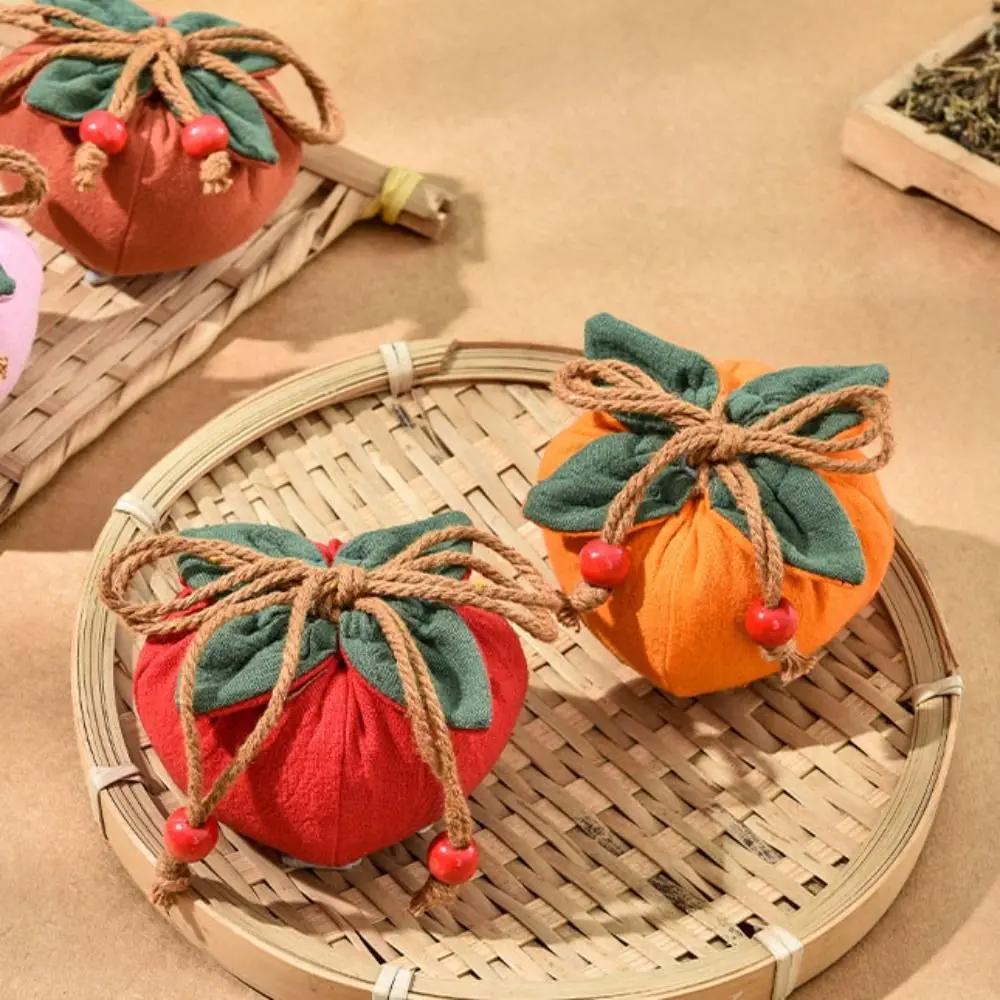 

Кошелек для монет Сумка для благословения хурмы Lucky Pouch Hanfu Украшение в китайском стиле Саше Сумка для мелких предметов Хлопково-льняные сумки для ювелирных изделий