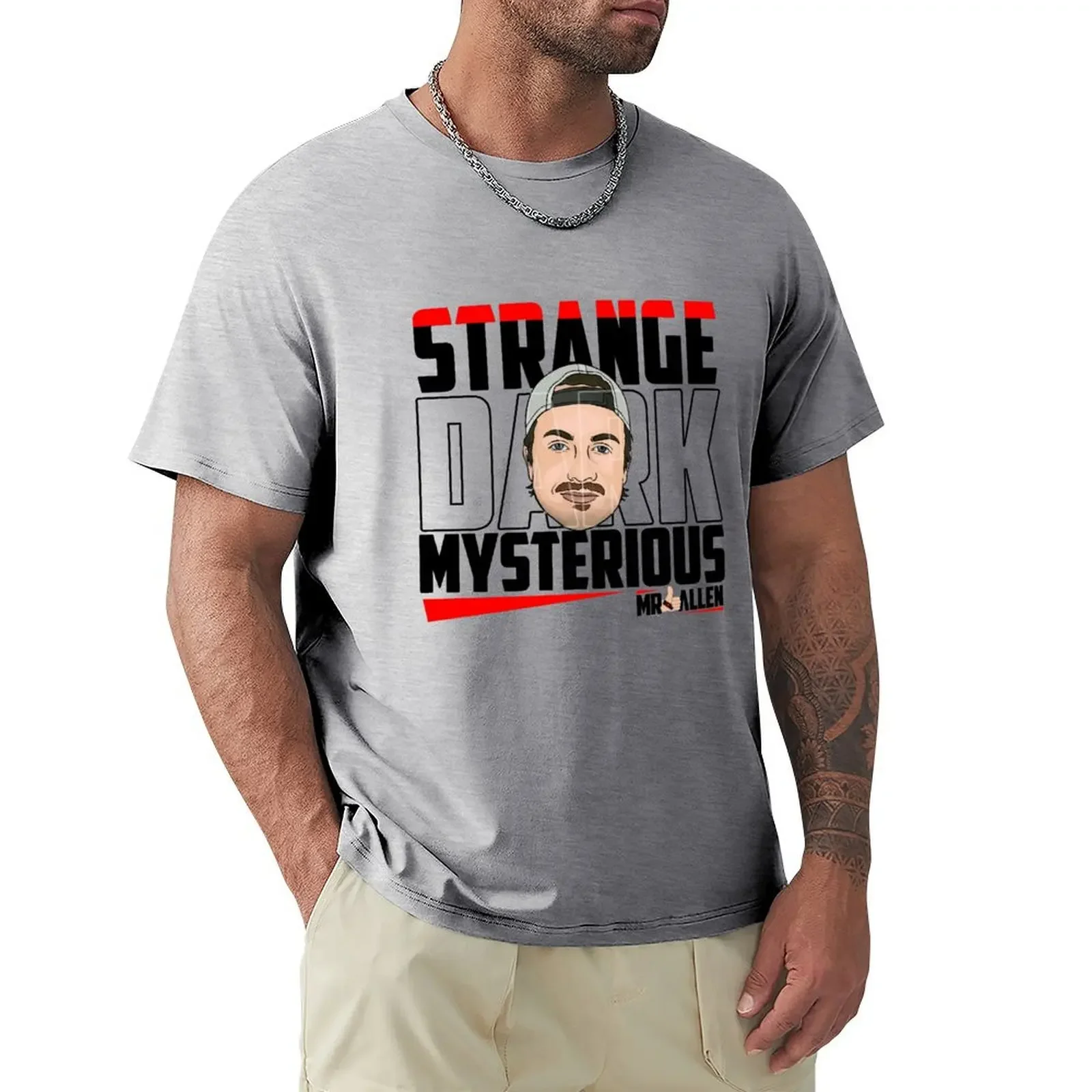 MrBallen Merch Mr Ballen Strange Dark Mysterious T-Shirt shirts graphic tees blacks mens  t-shirts hip hop