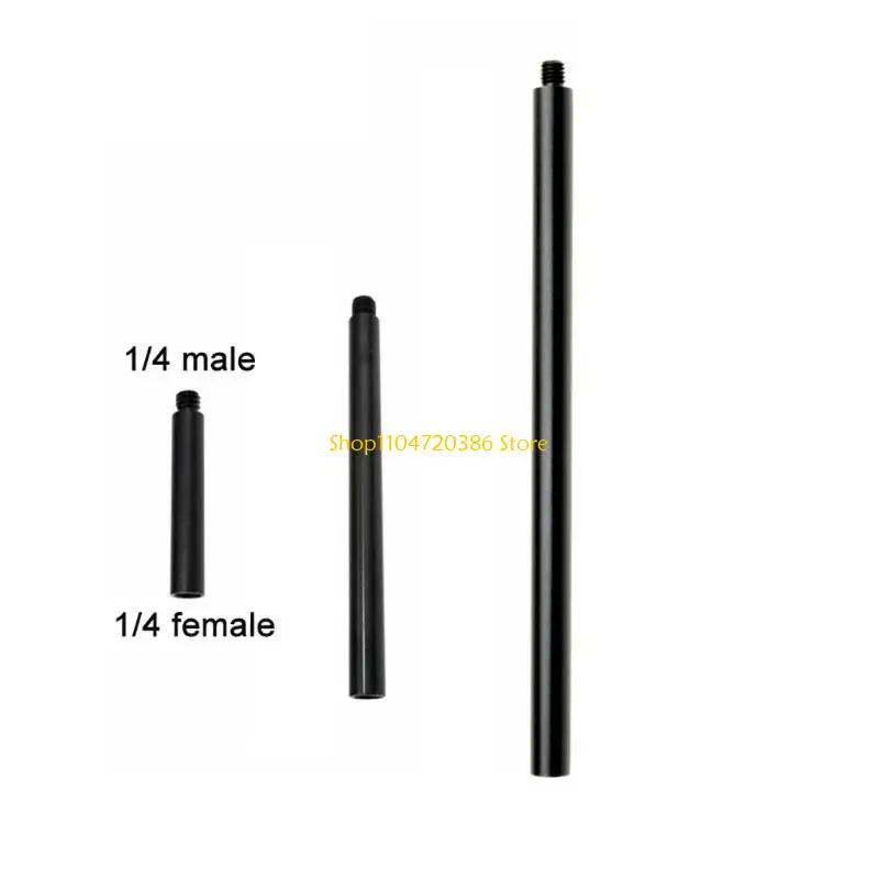 

10/15/20/30cm Extension Rod 1/4" Tripod Extension Poles Stabilizer Accessory Mount Stick for Cameras and Monopods