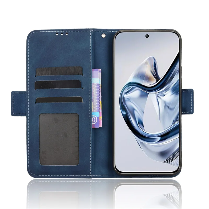 حافظة لهاتف ZTE Nubia Air 5G حافظة جلدية فاخرة قابلة للطي متعددة فتحة للبطاقات لهاتف ZTE Nubia Air 5G