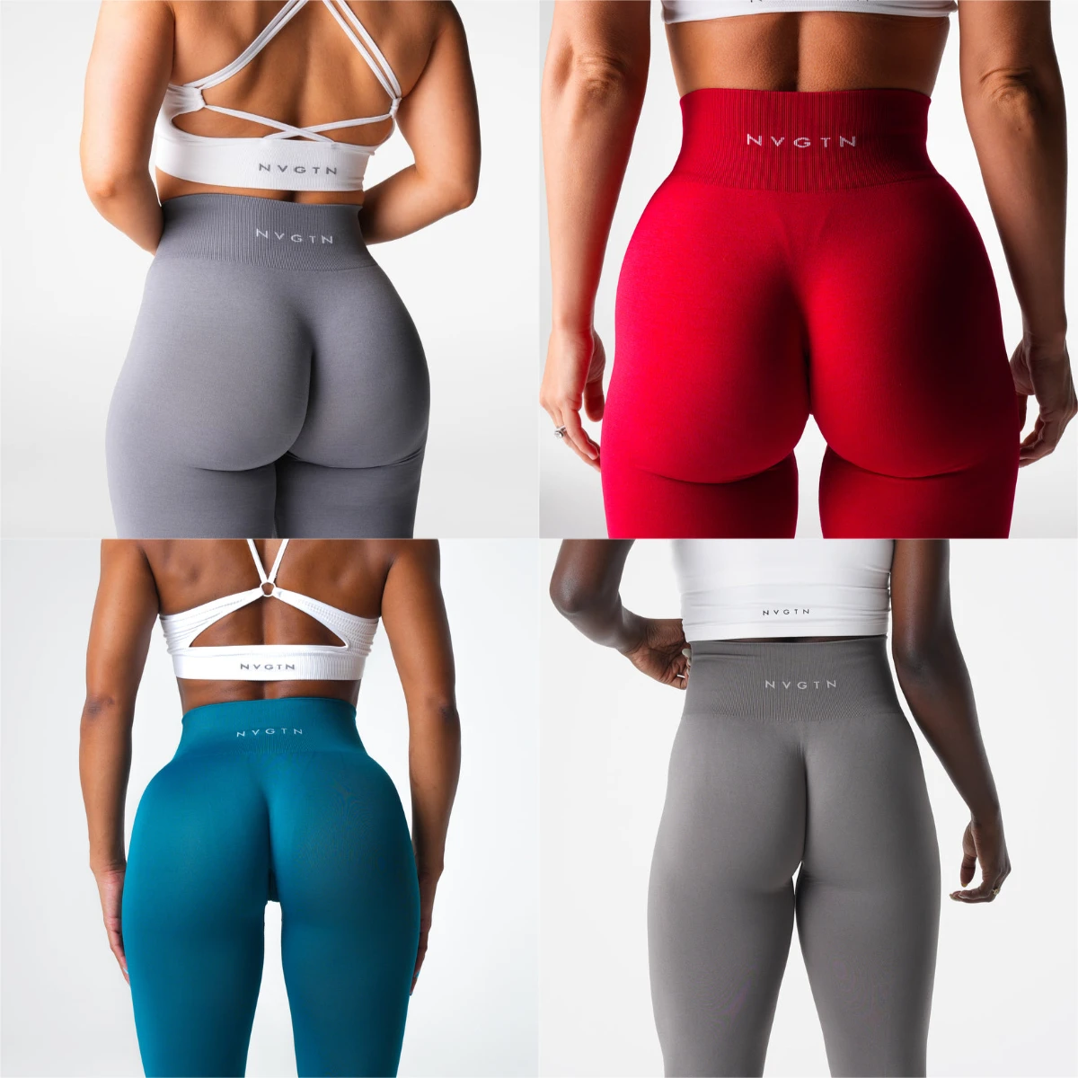 

NVGTN Perform Scrunch Bum Леггинсы для фитнеса, йоги, езды на велосипеде, бесшовные женские летние осенние плиссированные узкие брюки с высокой талией