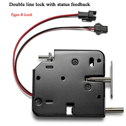 Cerradura eléctrica de gabinete, pestillo de bloqueo de solenoide electromagnético de 12V para máquina expendedora de cajones, Mini cerradura de puerta, cerradura de seguridad SM2P