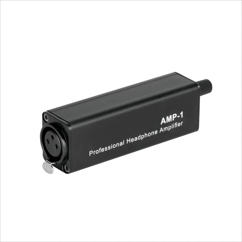 AMP-1 Professional XLR Passive Headphone Converter Plug & Play with Volume Control Portable HIFI for Stage Recording Monitoring