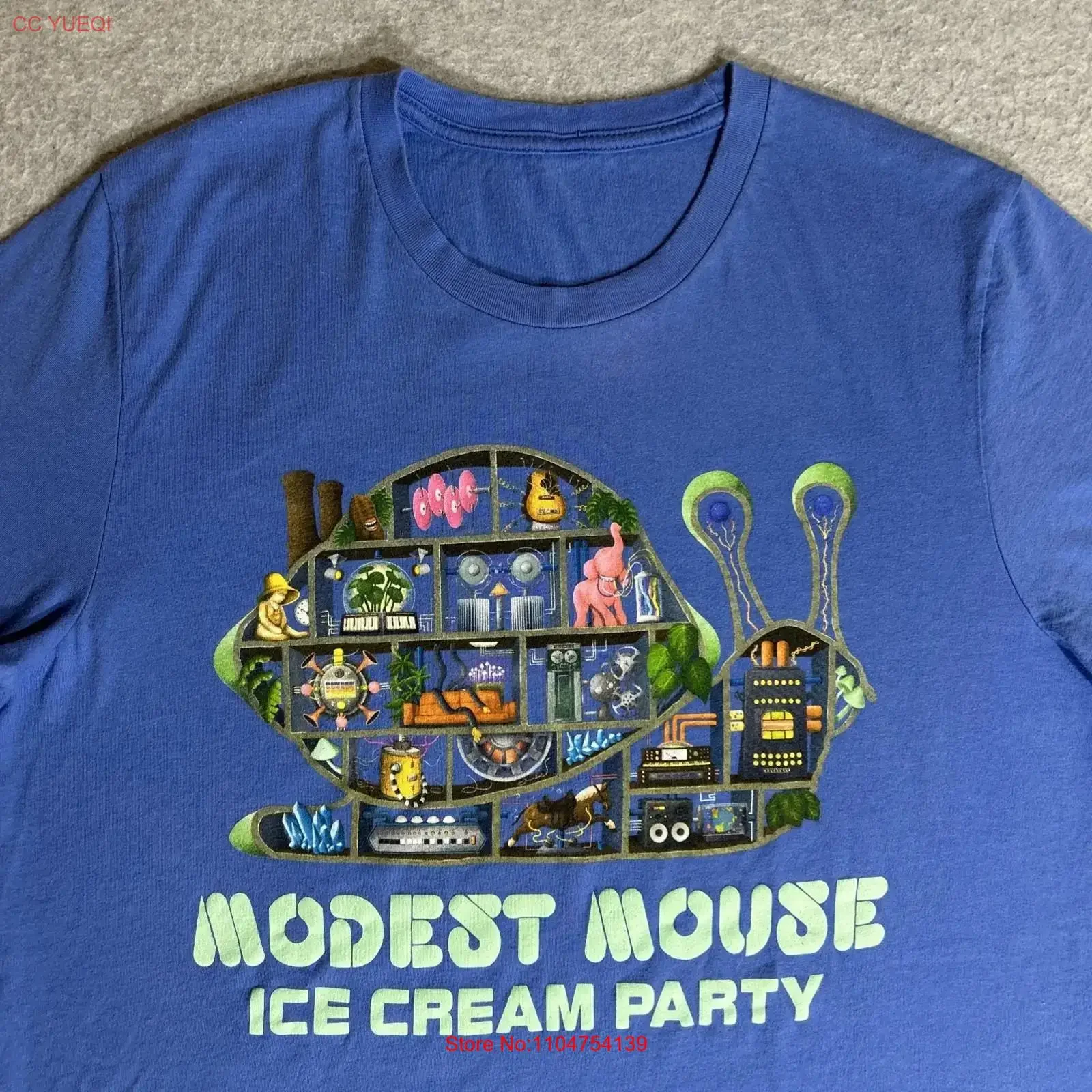 2019 Modest Mouse Ice Cream Party Tour T Shirt Full Size S 5XL vintage Washed Comfortable Slightly designer clothes graphic
