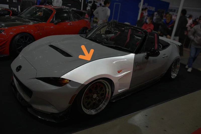

suitable for For Mazda MX5 Miata ND GV Style Front Vented Fender +3mm