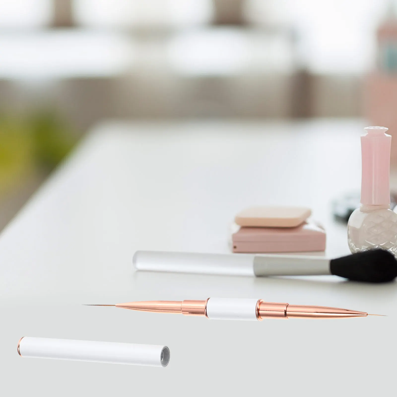 

Metal Rod Double headed Fine Nail Art Pen Compact for DIY Decor Durable Manicure Tool Practical Nail Brush Pen Gel Pens