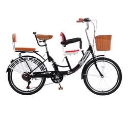 Women's 22inch lightweight parent-child bicycle Mother with baby pick-up and drop-off child with child with child seat bicycle