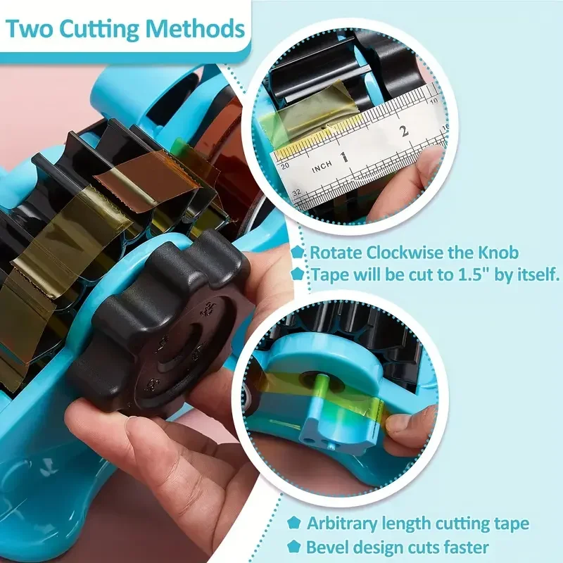 Heat Tape Dispenser Sublimatie Meerdere Roll Cut Heat Tape Sublimatie voor Warmteoverdracht Tape 1" & 3" Dubbele Spoel CORES