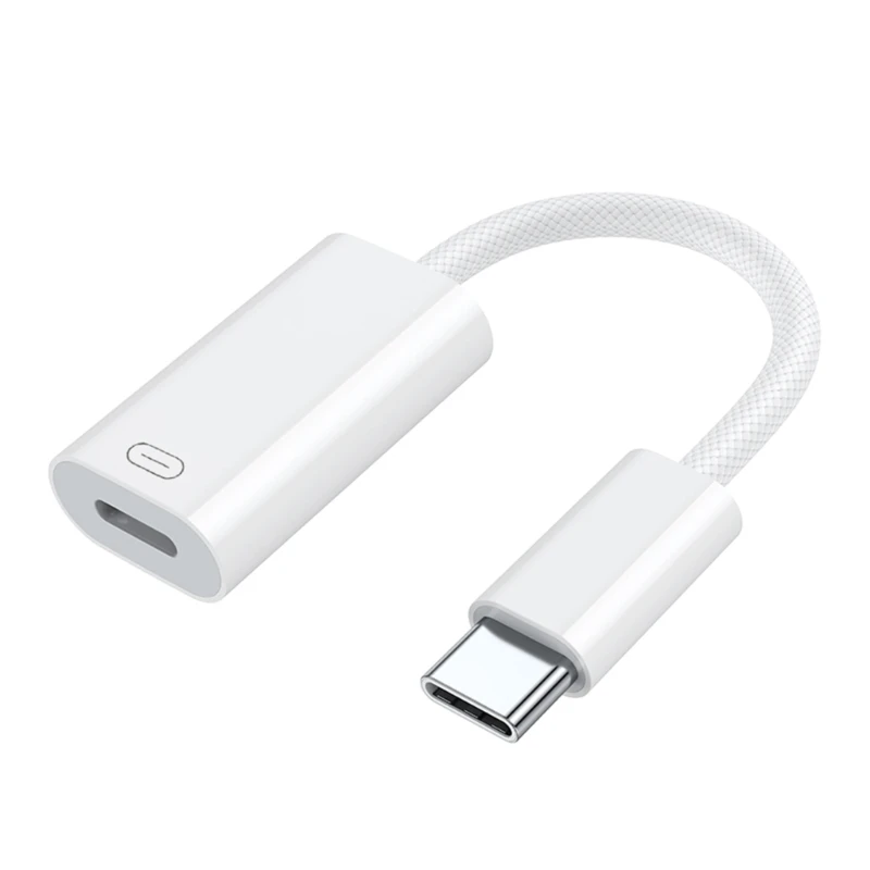 Convenient Charging and Listenings Adapter USB C to 8Pin