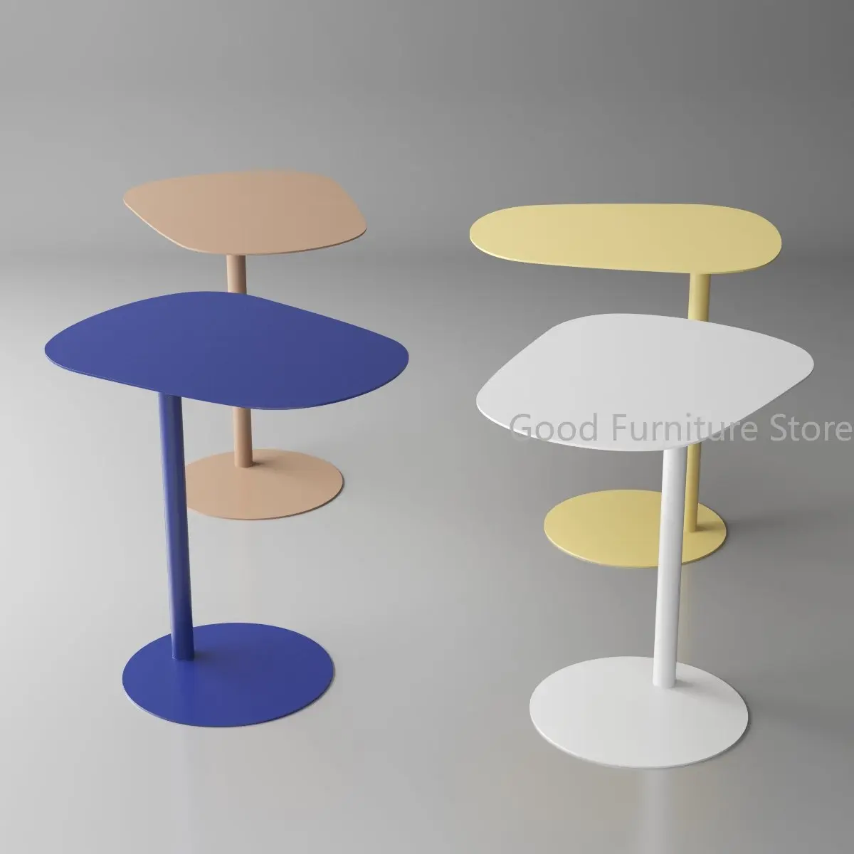 Nordic Sofa Side Table Macaron Color Coffee Table Simple Bedside Table Small Coffee Tables Dropshipping Living Room Furniture