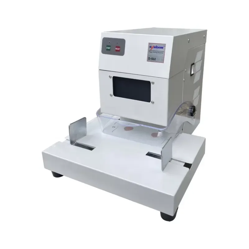 Custom Logo Double Head Two Head Automatic Desktop Paper Hole Punching Drilling Machine
