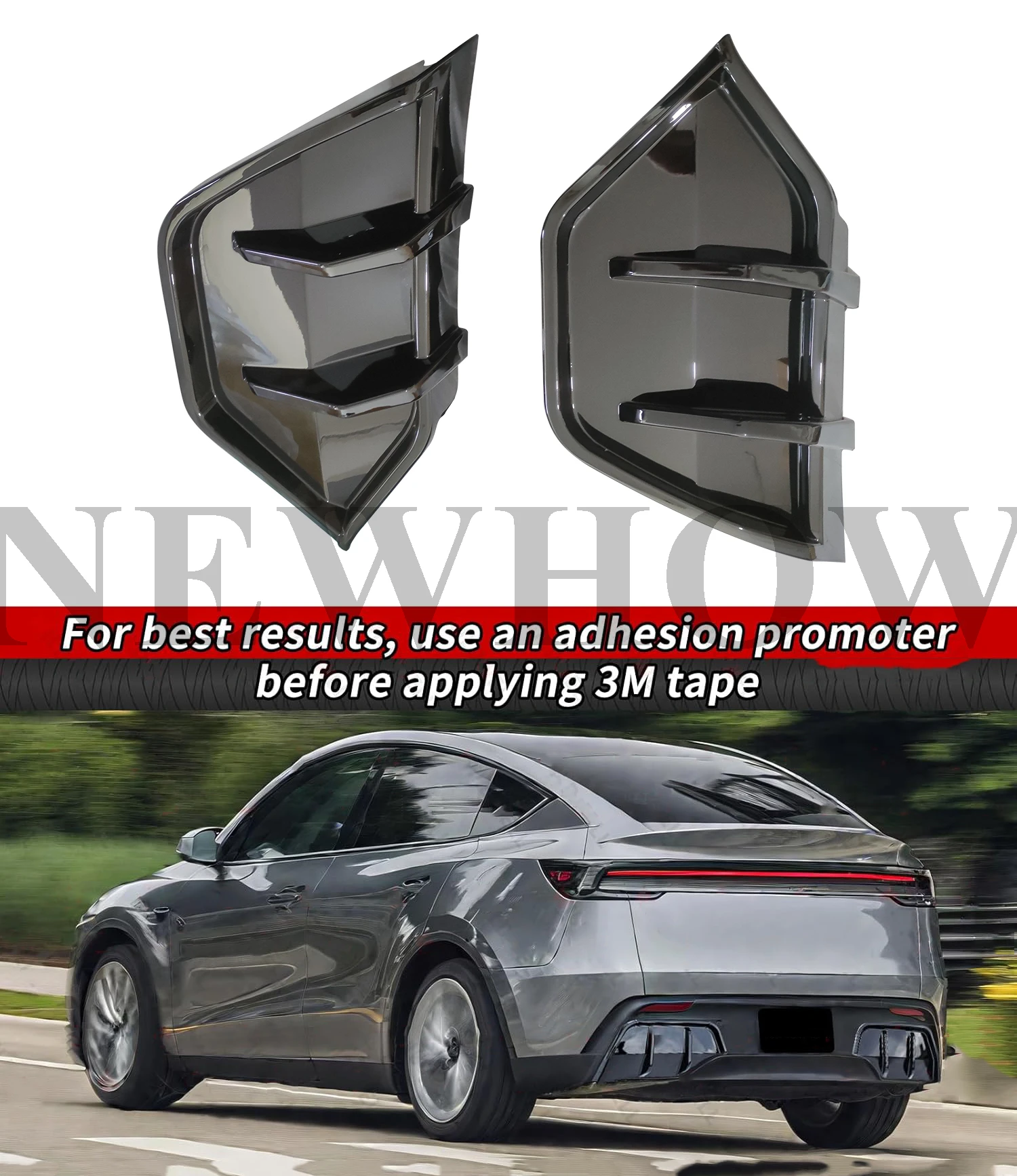 

Диффузор заднего бампера для Tesla Model Y 2025 2026 Задний диффузор Juniper с дизайном плавника акулы Аксессуары из полипропилена