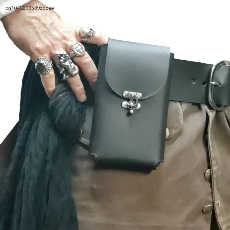

New Belt Bag Renaissance Medieval Men's Waist Bag Cell Phone Coin Purse Cosplay Movie Props