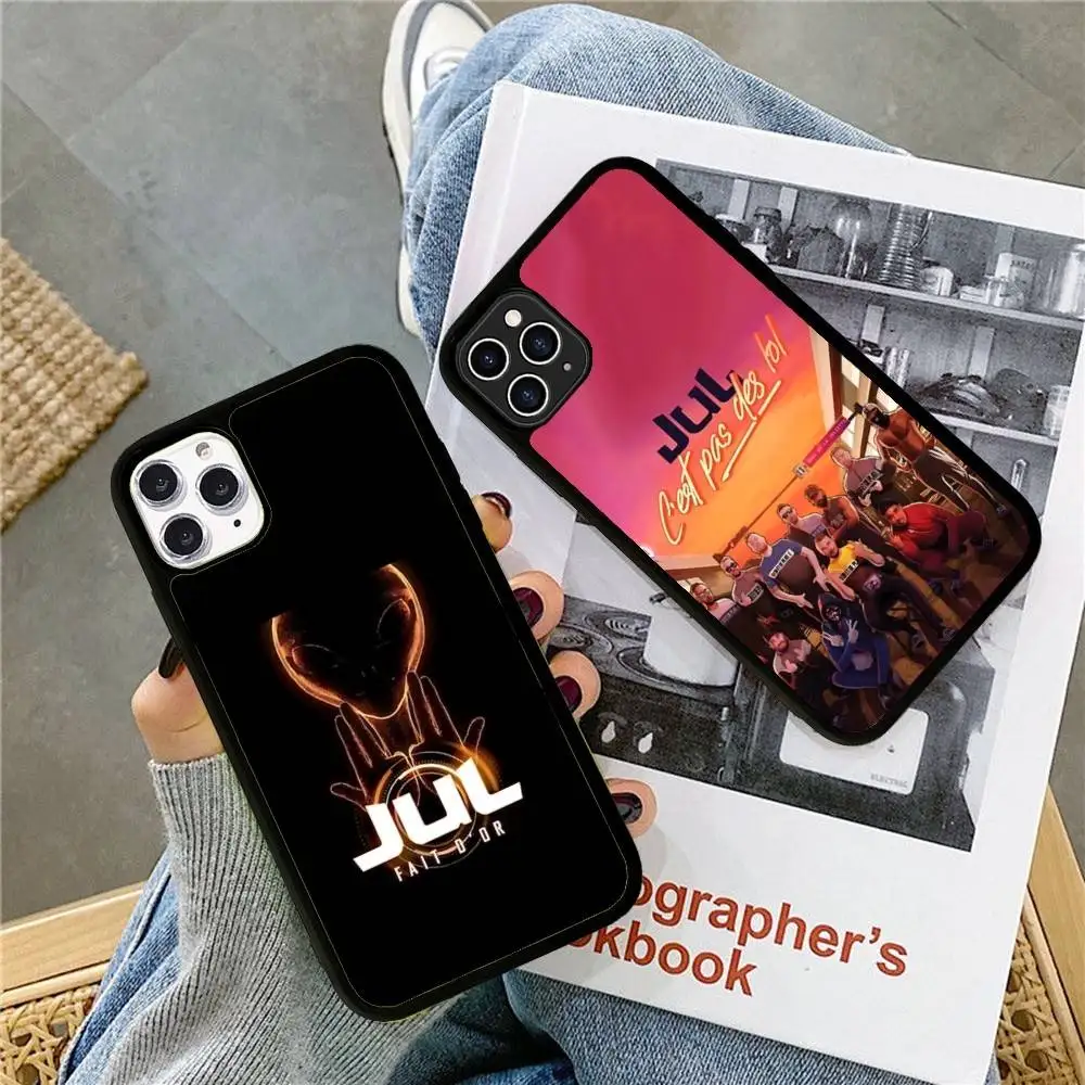 

France Jul Rapper For IPhone 17 16 15 14 13 Pro 12 11 Pro Max Hard PC+TPU Phone Cases Back Cover