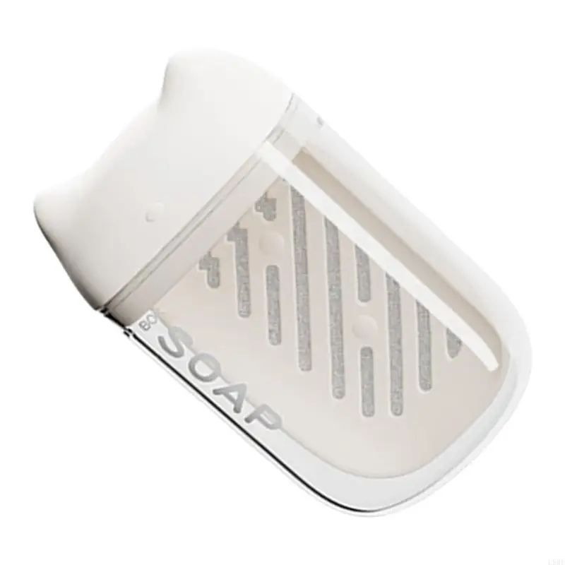 L9BE Elegant Soap Storage Case Soap Dish Container With Cats Ear Lid Convenient Use
