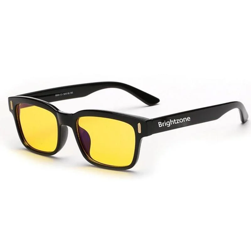 Anti-Blue Ray UV Protection Anti-Radiation Yellow Gaming Computer Mobile Ipad Blue Light Eye Glasses Frame Goggles Wholesale