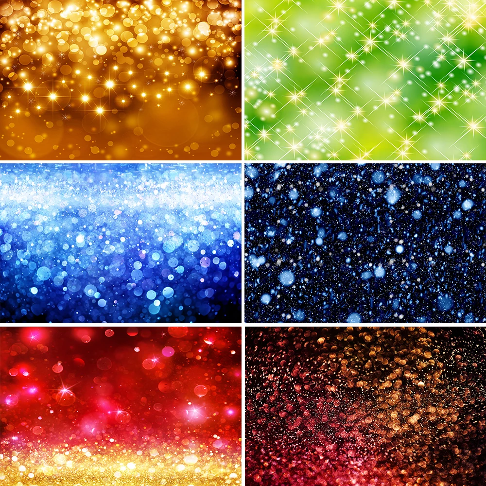 

Bonvvie Photography Background Glitter Bokeh Shiny Dot DIY Custom Name Party Banner Children Photocall Backdrop Photo Studio