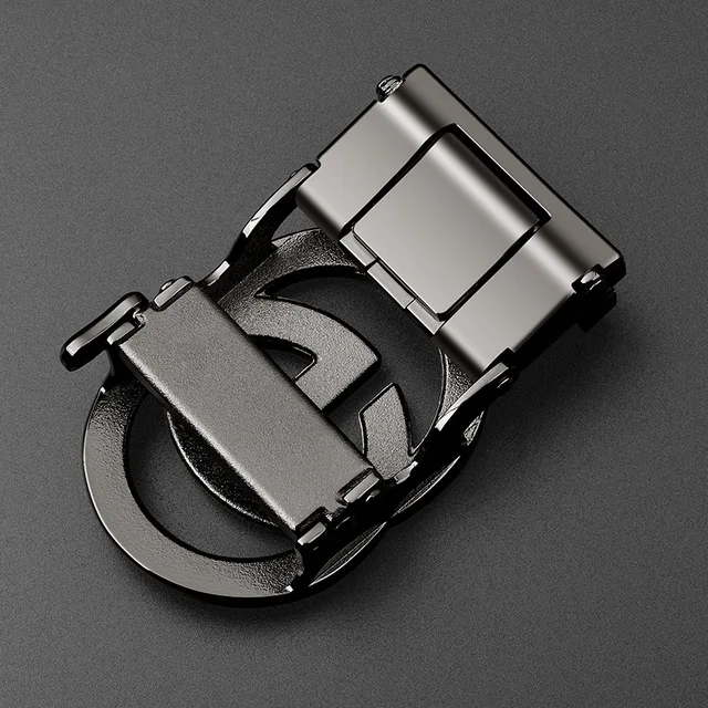 2025 New 3.5cm Gold Chrome Automatic Buckle Designer Belt Buckle Fashion Men's Business Gold Silver Black Alloy Automatic Buckle 3